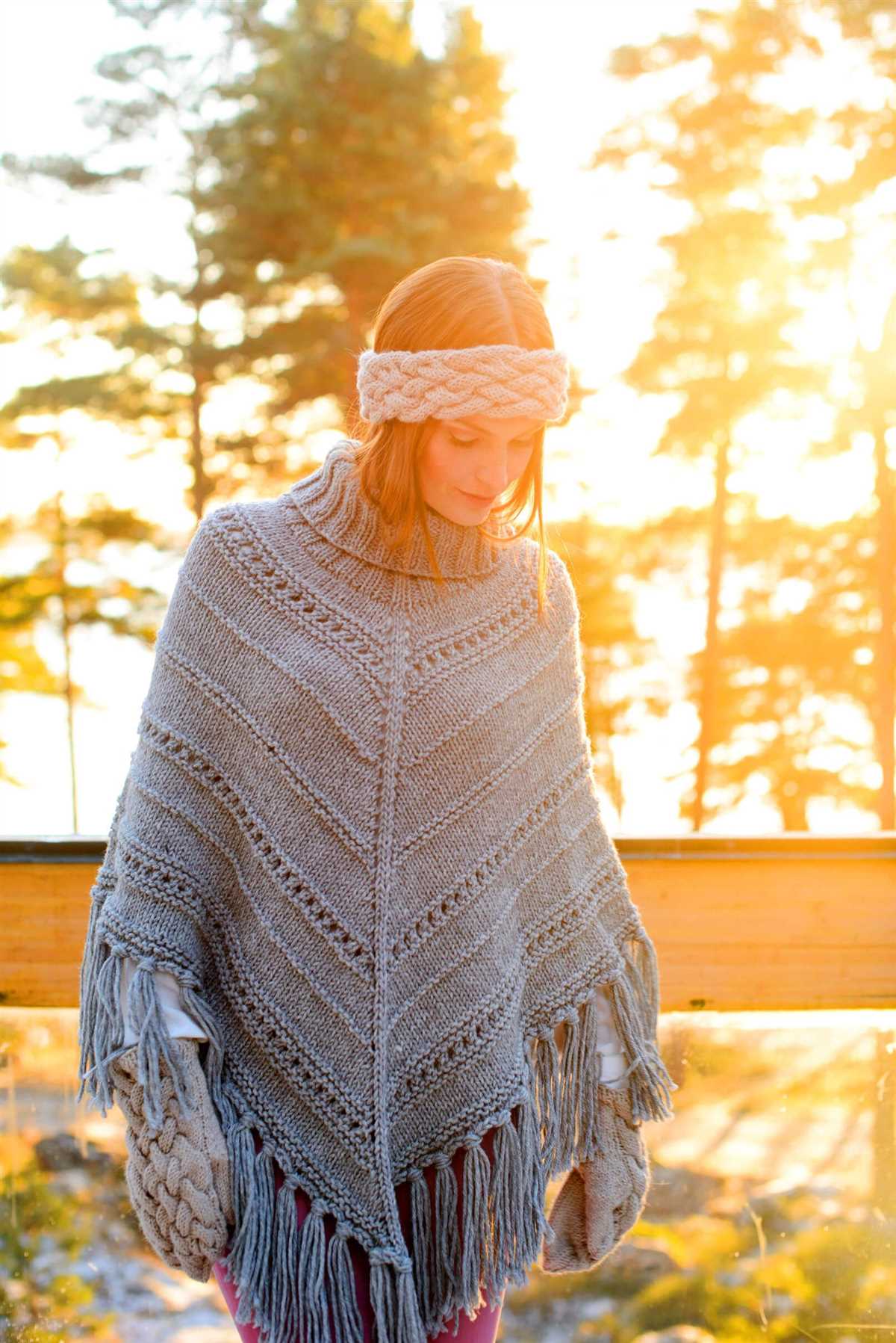 Poncho knitting patterns for ladies