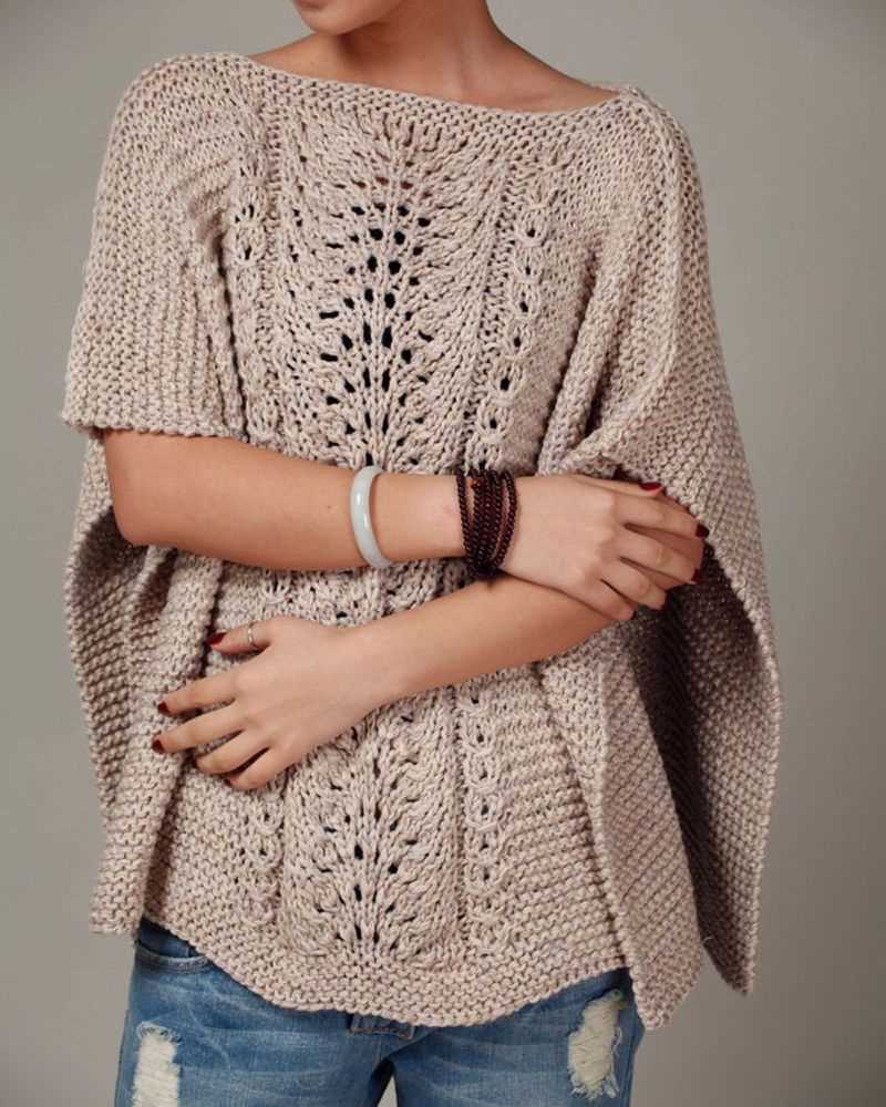 Poncho patterns to knit or crochet