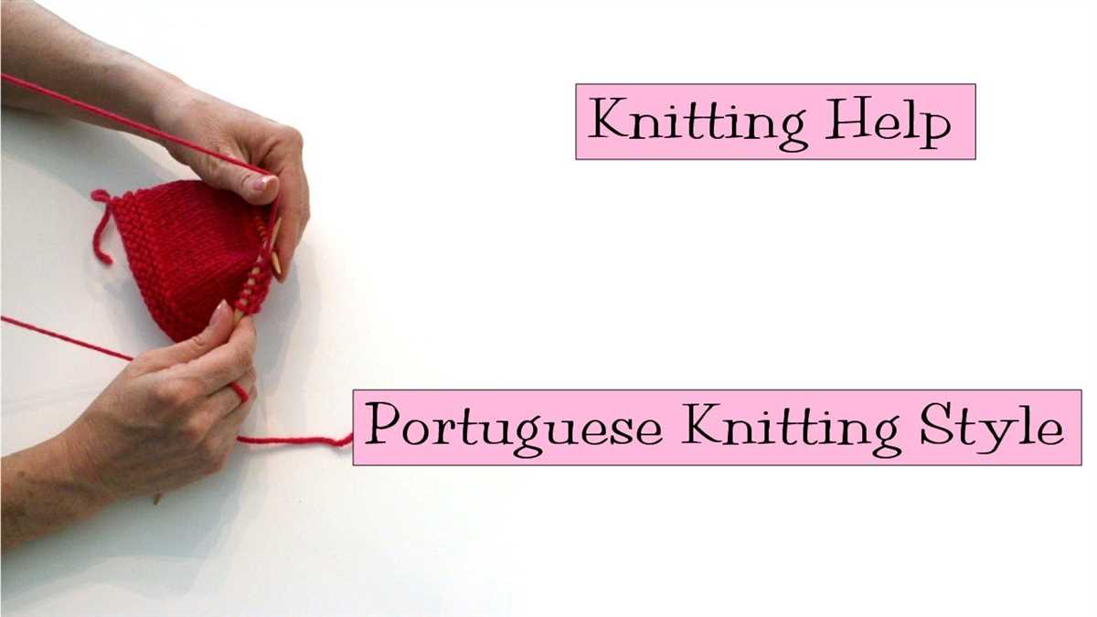 Portuguese knitting patterns