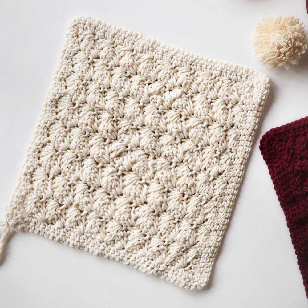 Pot holder knitting pattern beginners