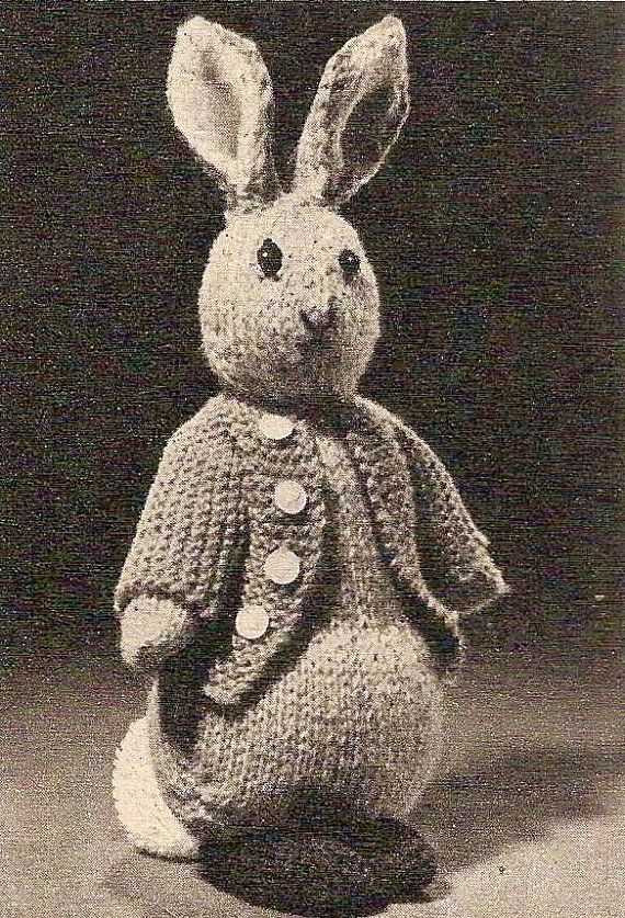 Knitting patterns for adorable free printable rabbits Knitting patterns for adorable free printable rabbits