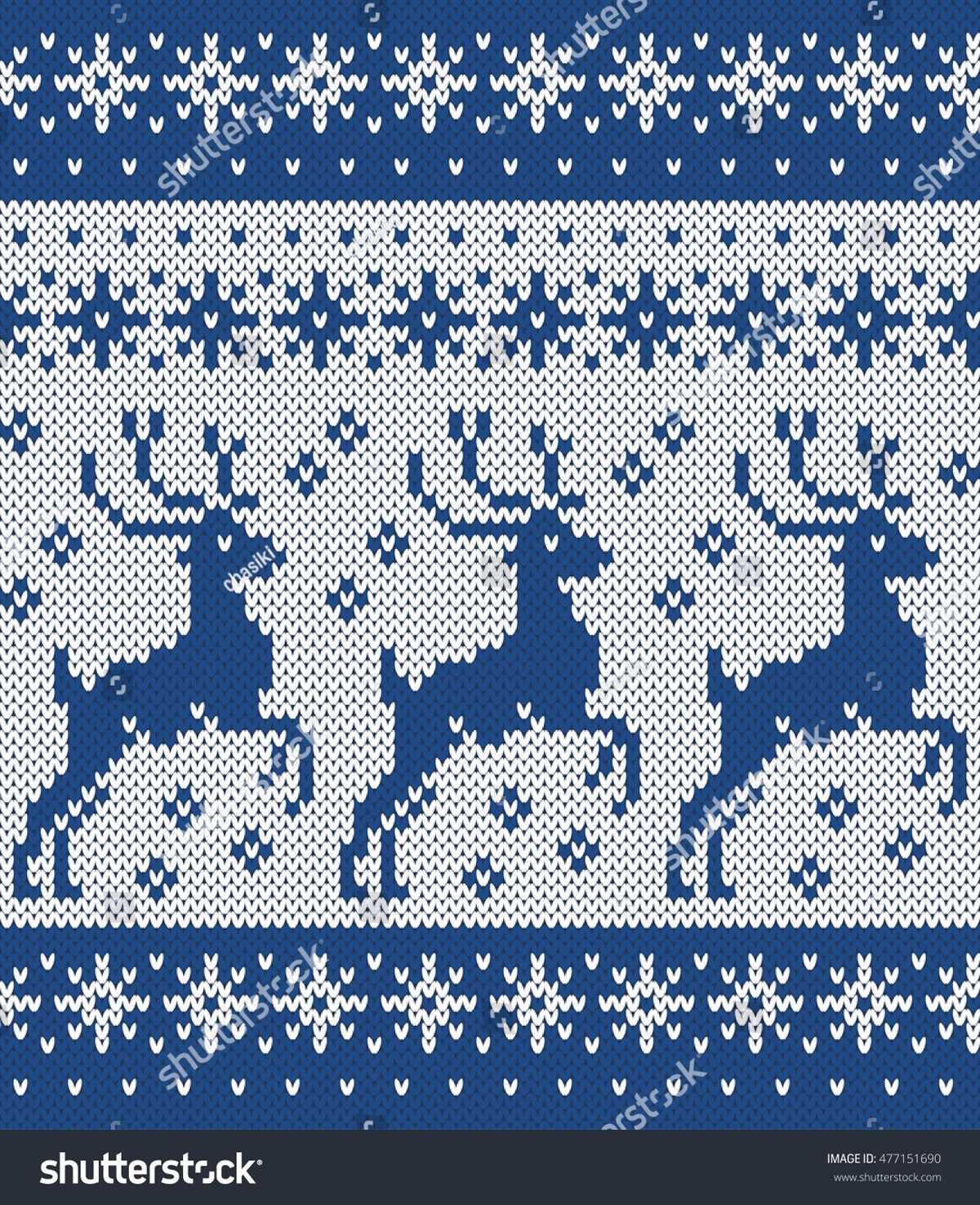 Snowflake sweater knitting pattern