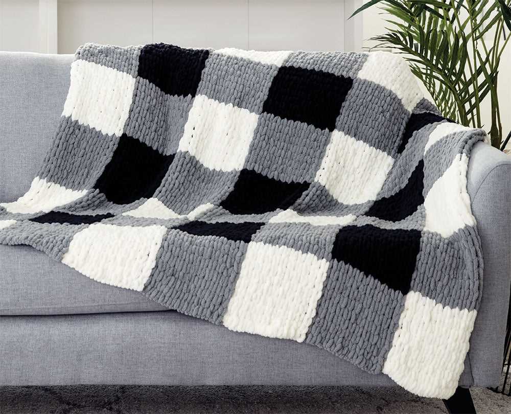 Finger knitting blanket patterns