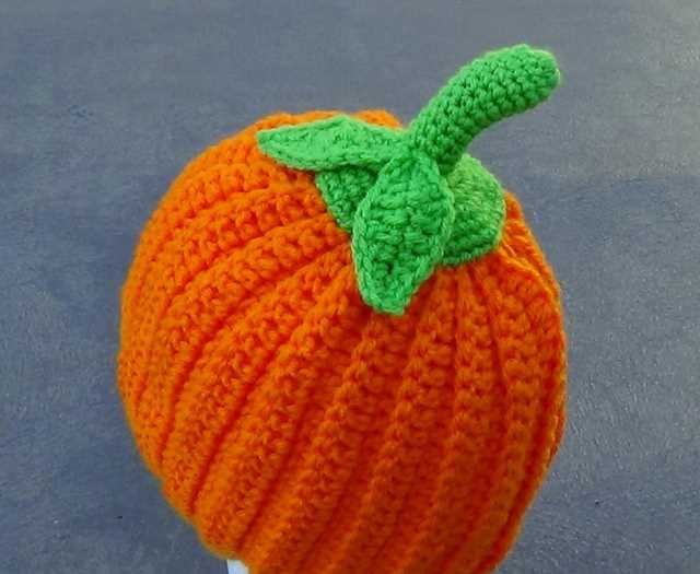 Pumpkin knit hat pattern