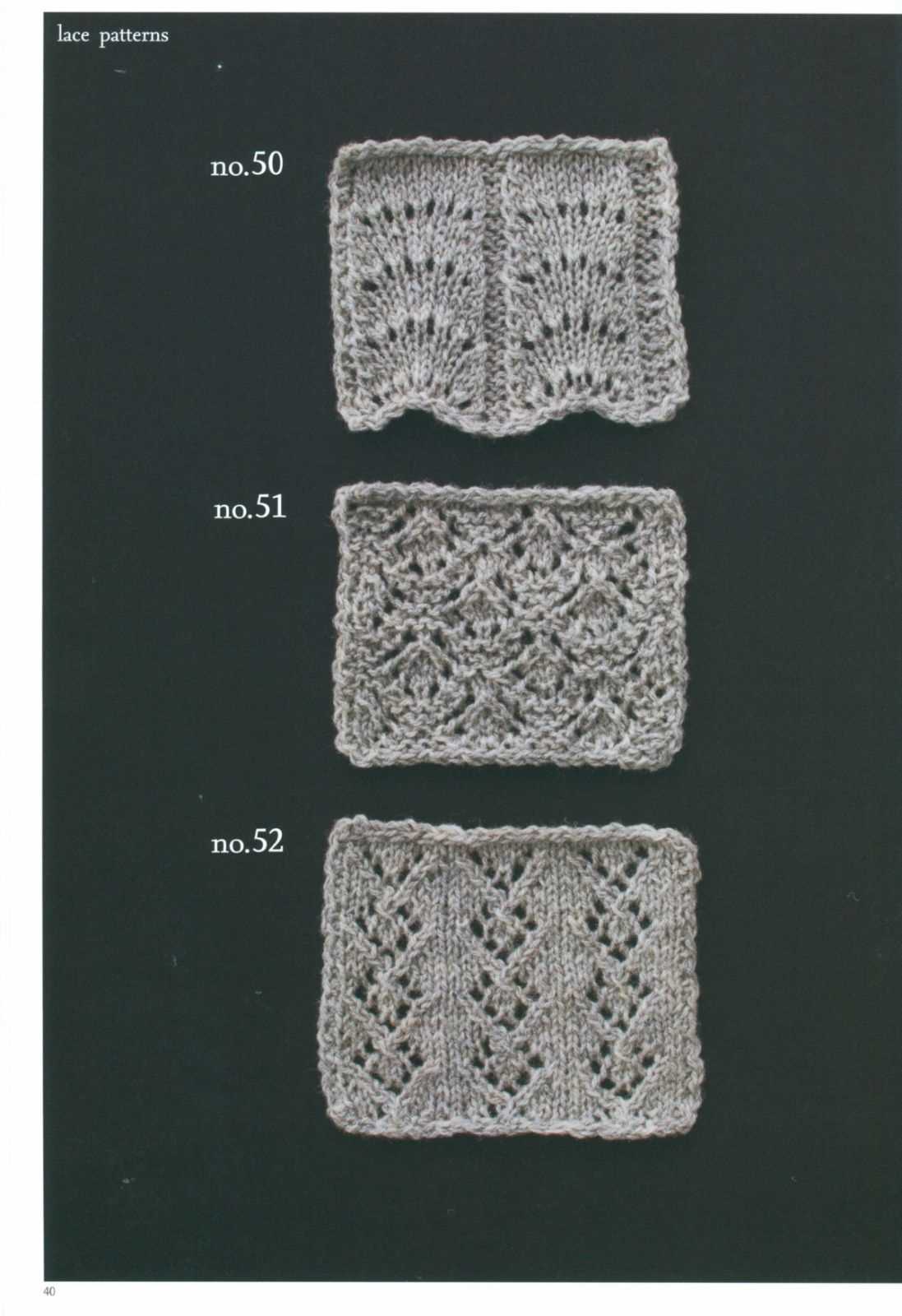 Japanese lace knitting patterns