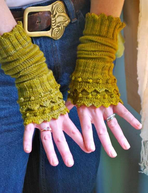 Knitting pattern arm warmers