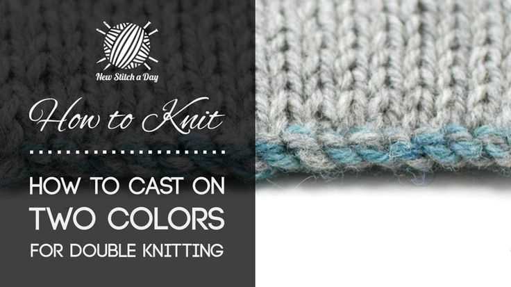 Simple two color knitting patterns