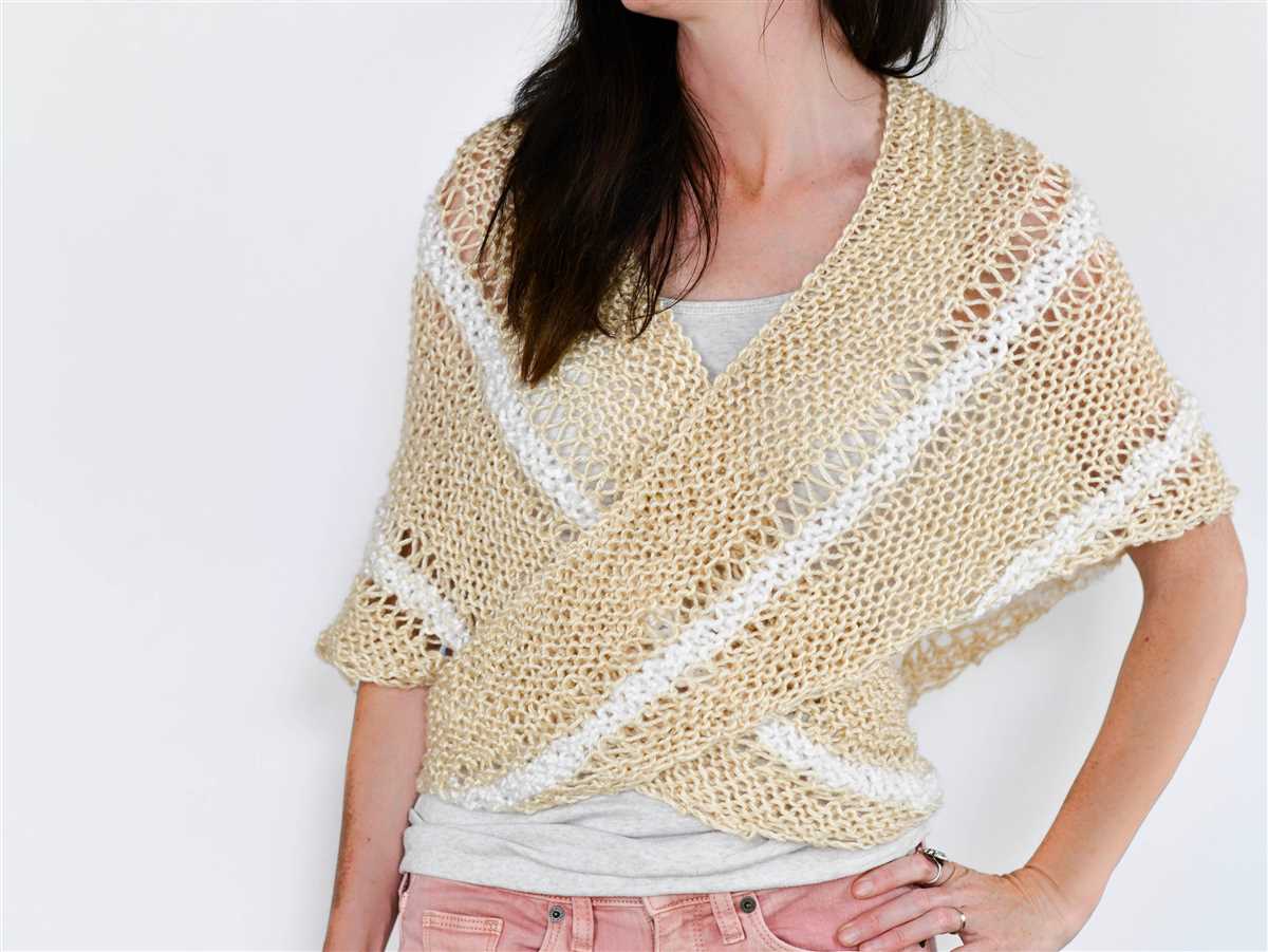 Chunky knit shawl pattern free