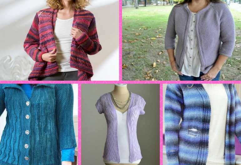 Knitting patterns cardigans ladies free