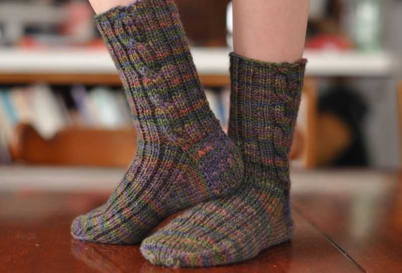 Boot sock knitting pattern