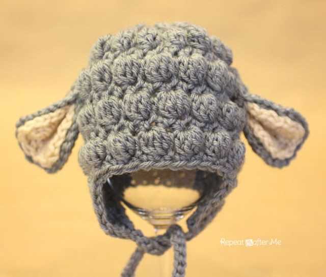 Lamb hat knitting pattern