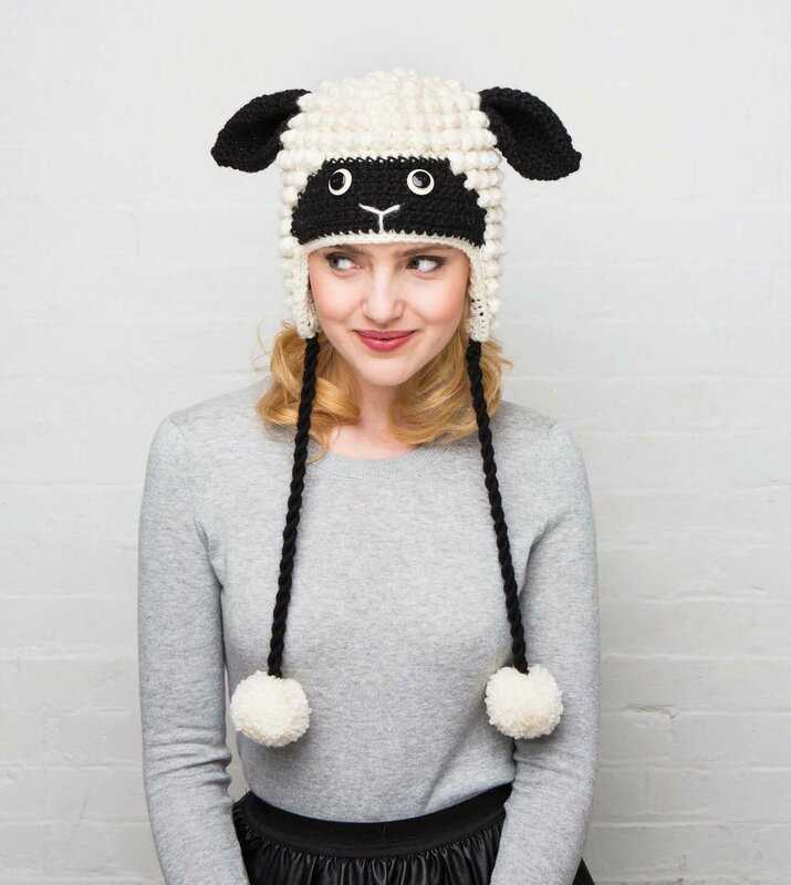 Sheep hat knitting pattern free