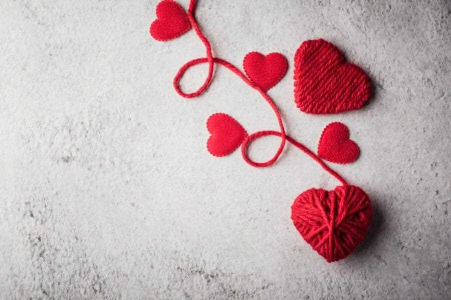 Valentine day knitting patterns