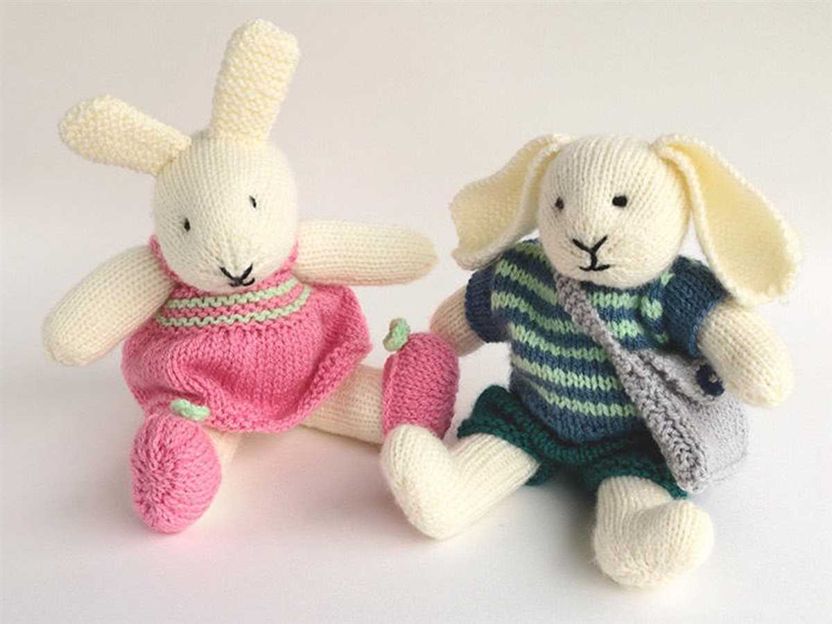 Printable free knitting patterns rabbit