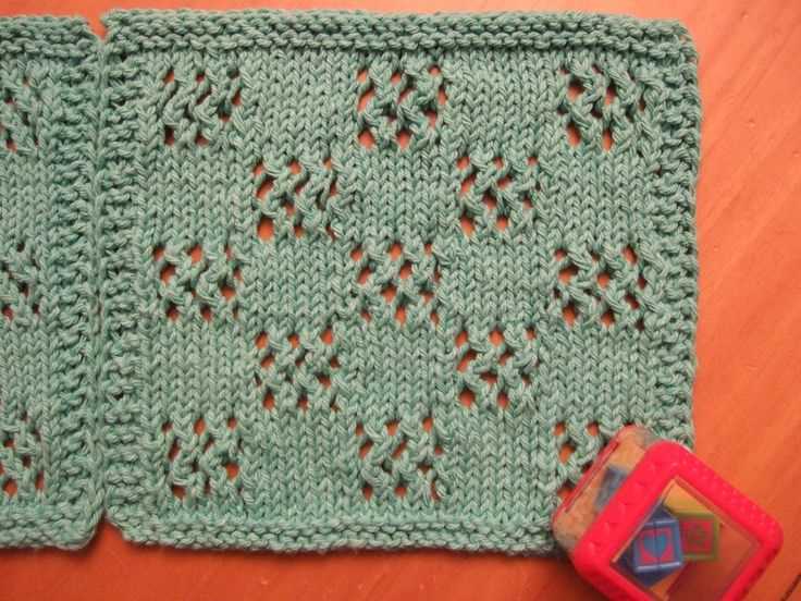 Knit square patterns free