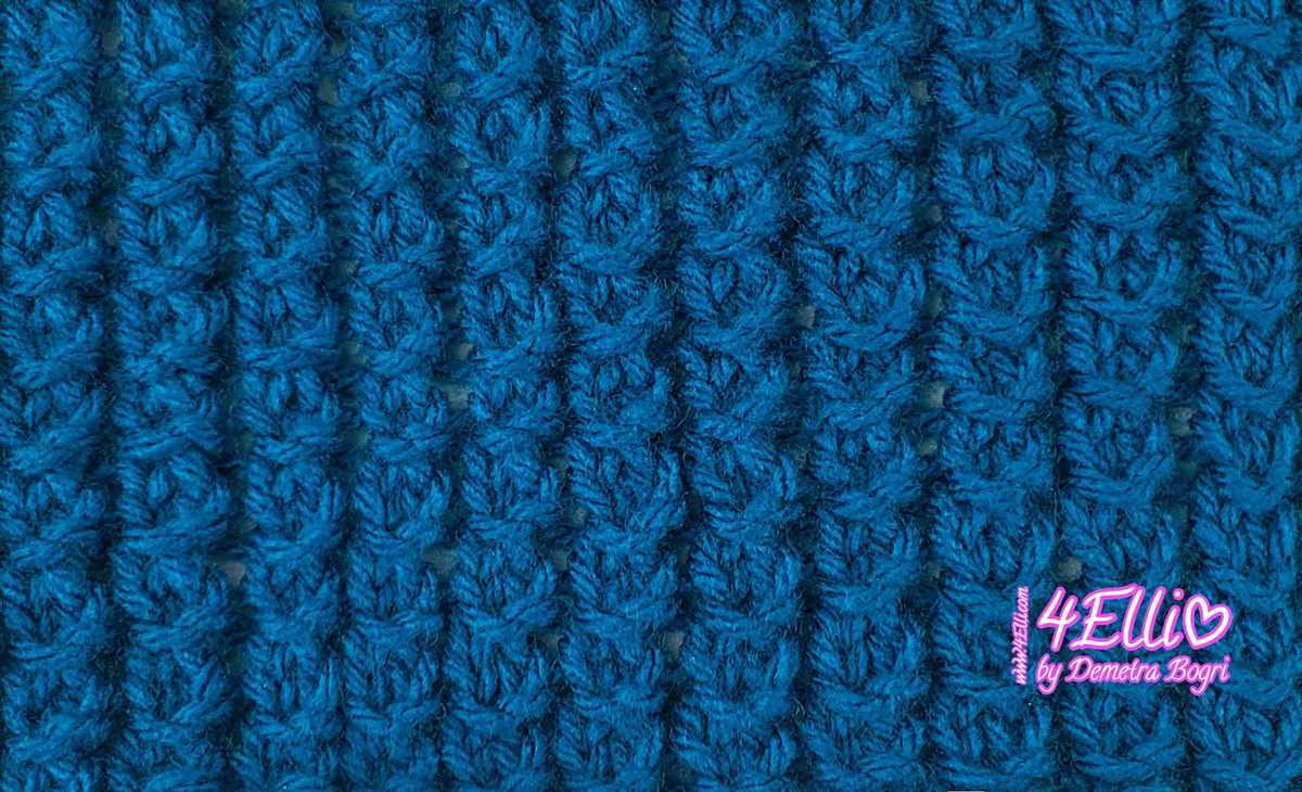 Bamboo stitch knitting pattern