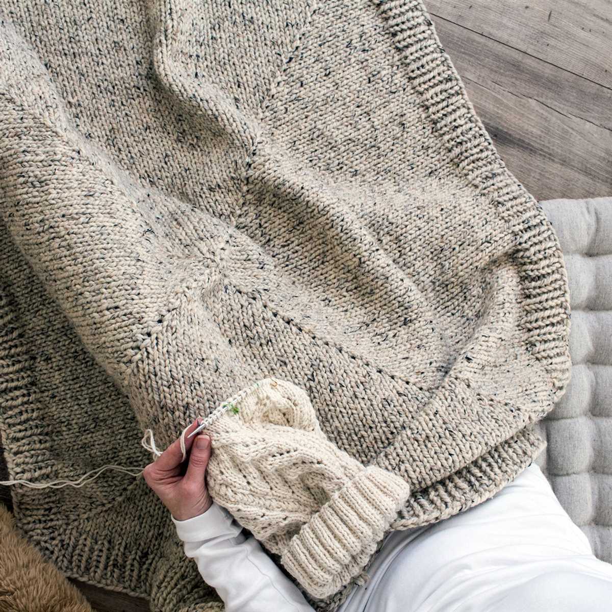 Free super chunky blanket knitting patterns