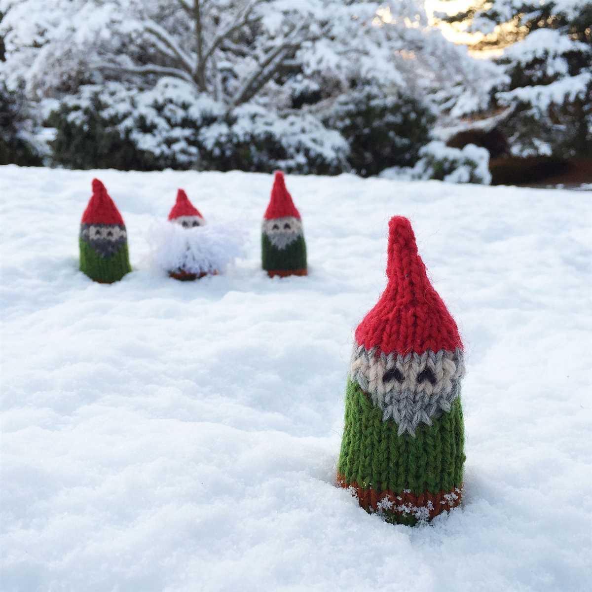 Free gnome knitting pattern