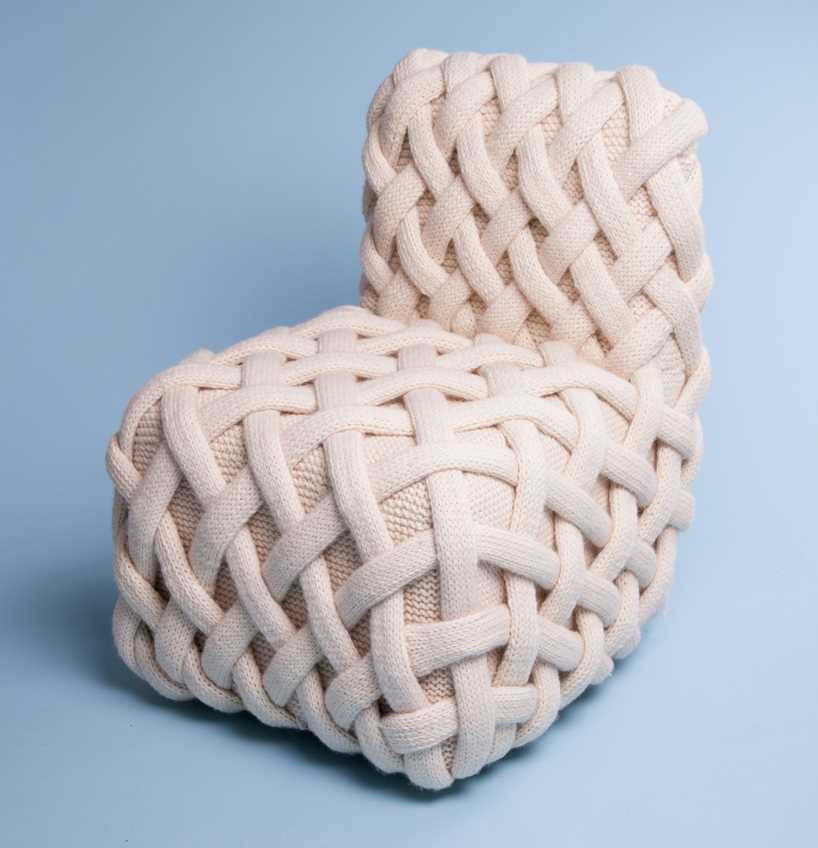 Knitting pattern for pouffe