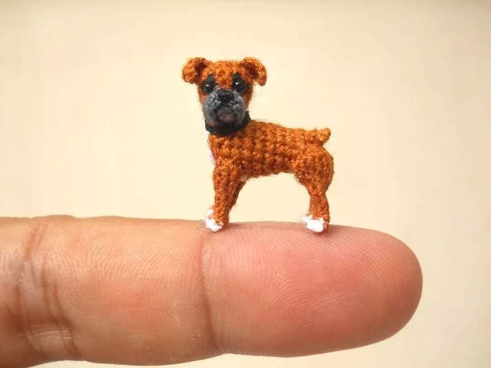 Boxer dog knitting pattern