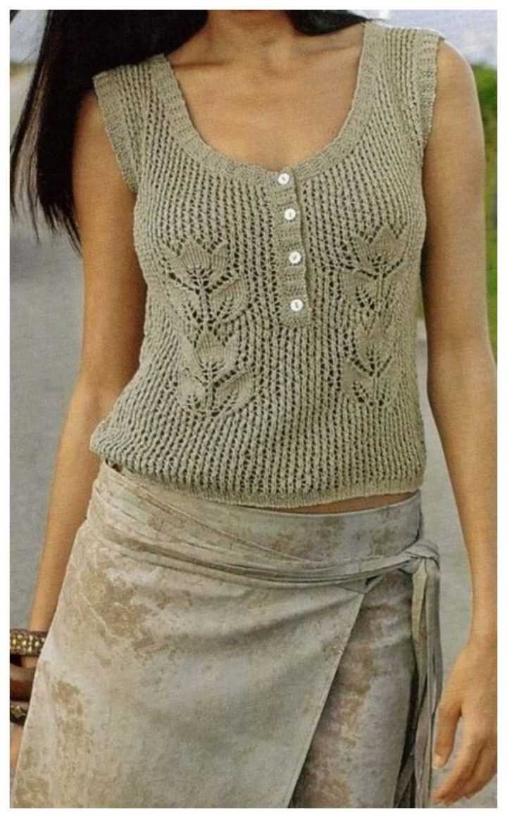 Summer top knitting patterns