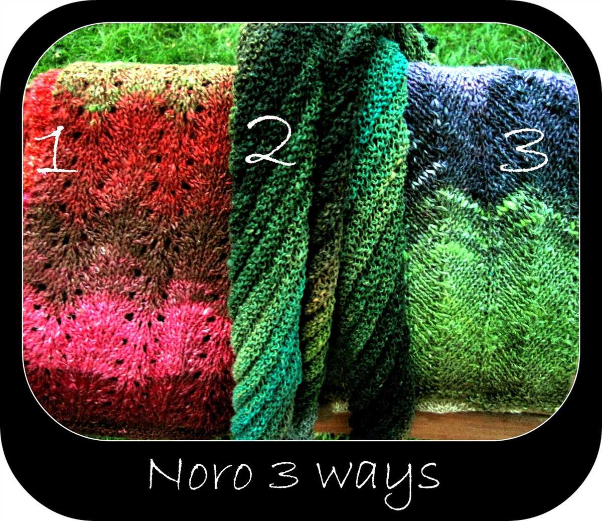 Hand knit scarf patterns