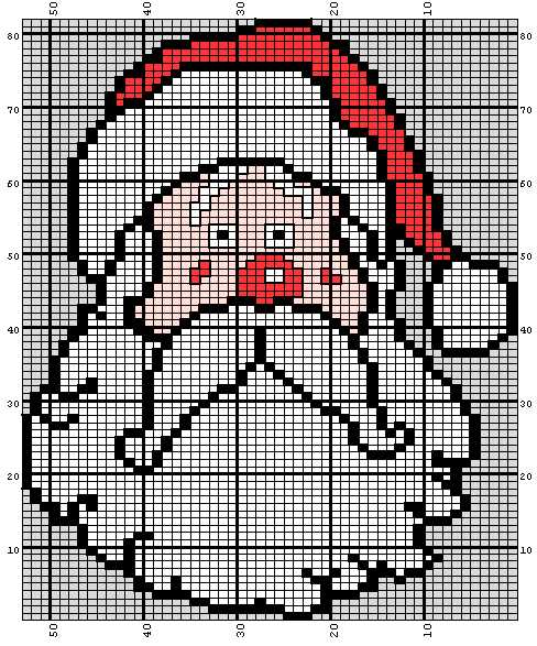 Santa claus knitting pattern free