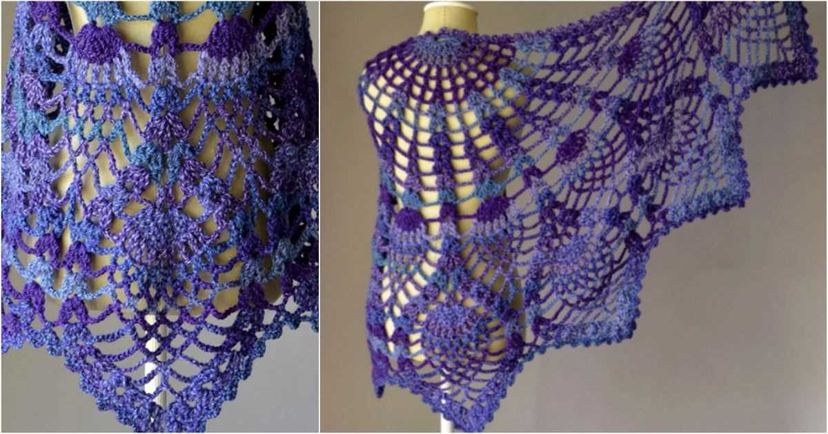 Half circle shawl knitting pattern