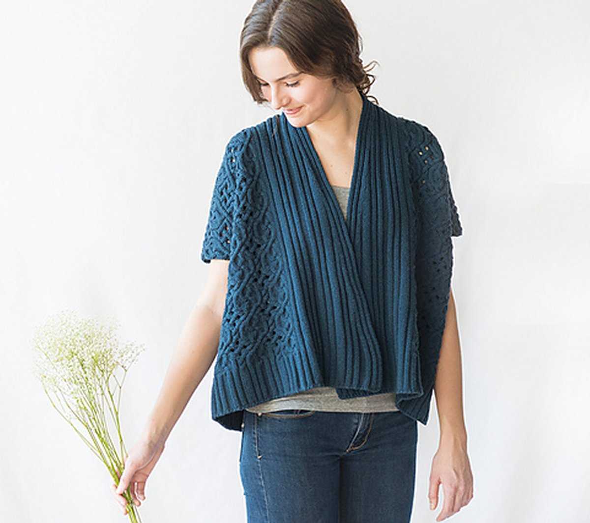 Kimono cardigan knitting pattern