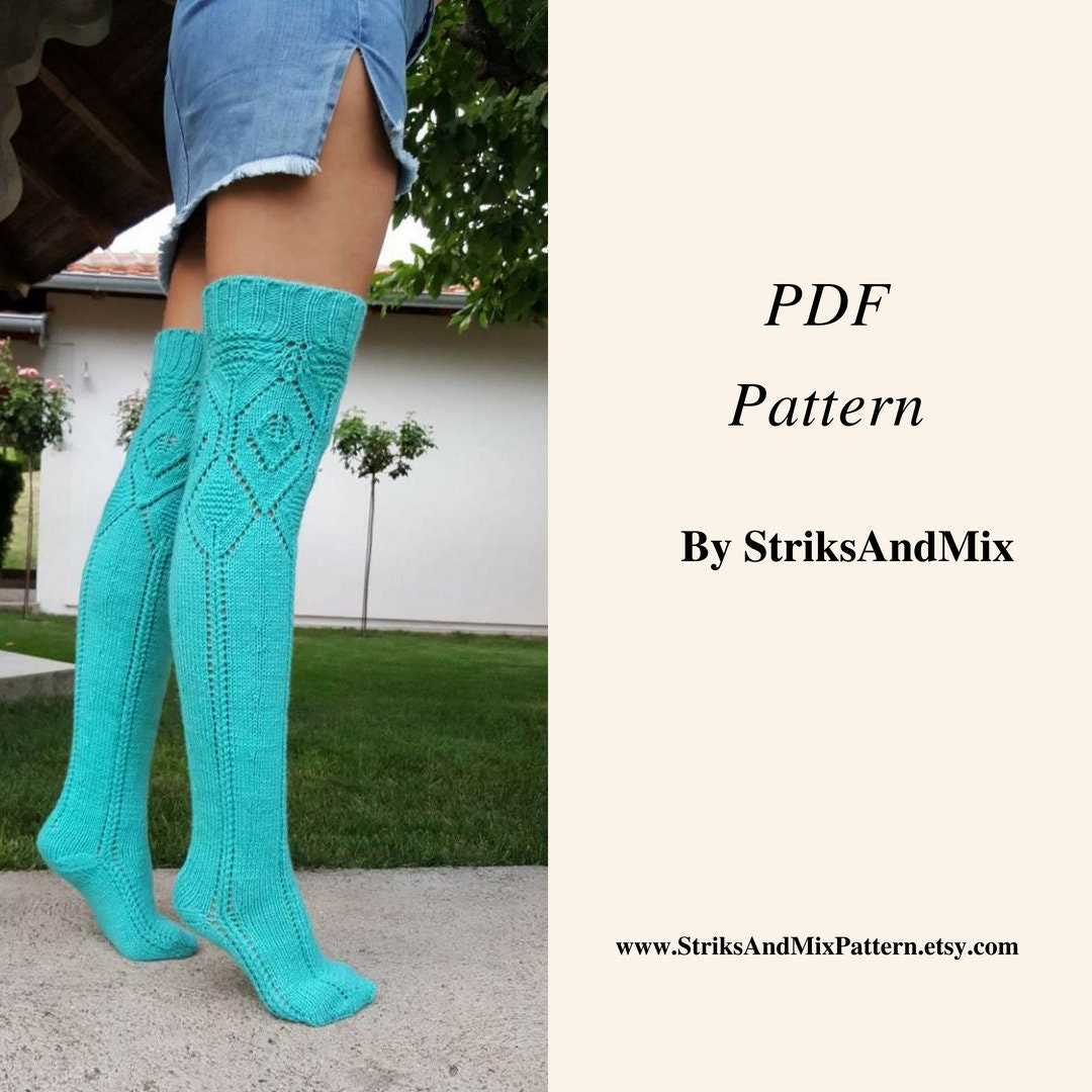 Over the knee leg warmers knitting pattern