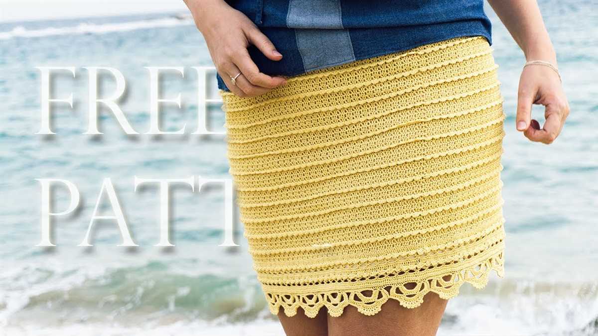 Knitted mini skirt pattern free