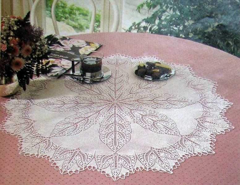 Free knitted lace tablecloth patterns