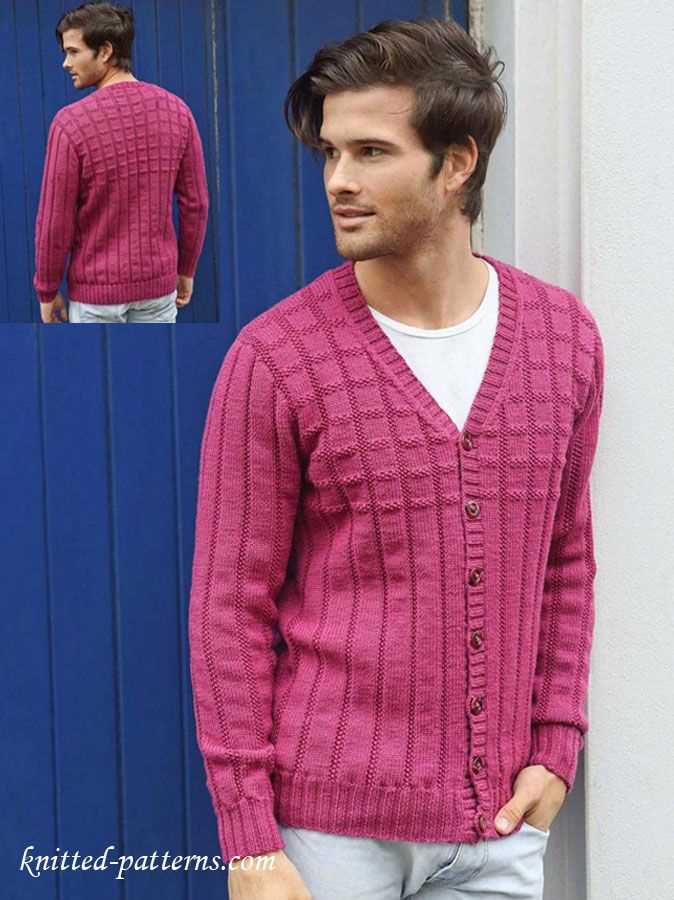 Free knitting patterns for men's jackets