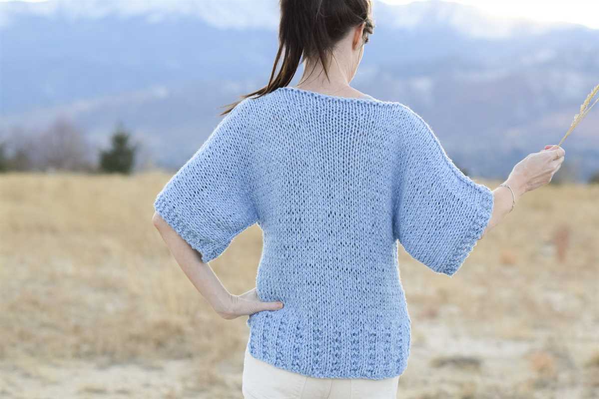 Short sleeve sweater patterns free knitting