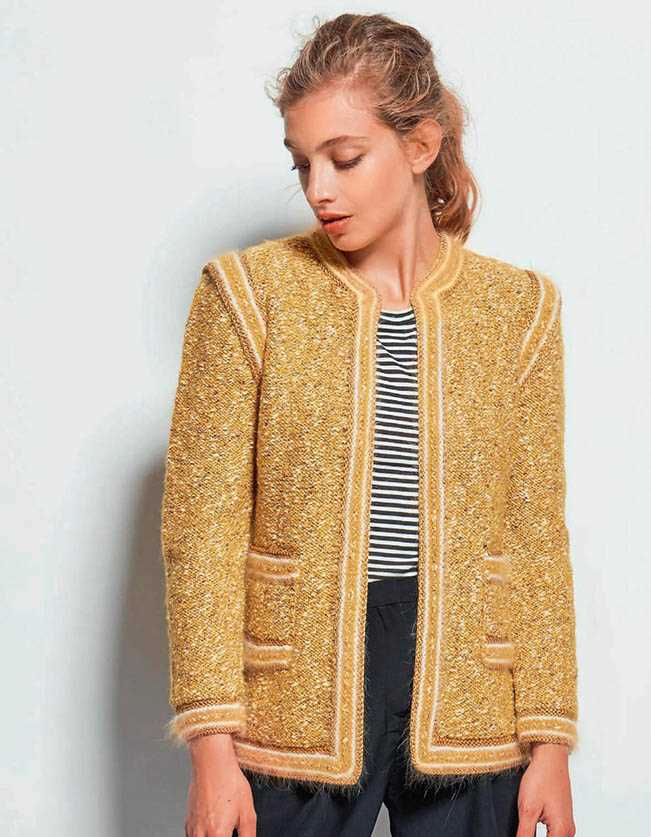 Free knitting pattern for chanel style jacket