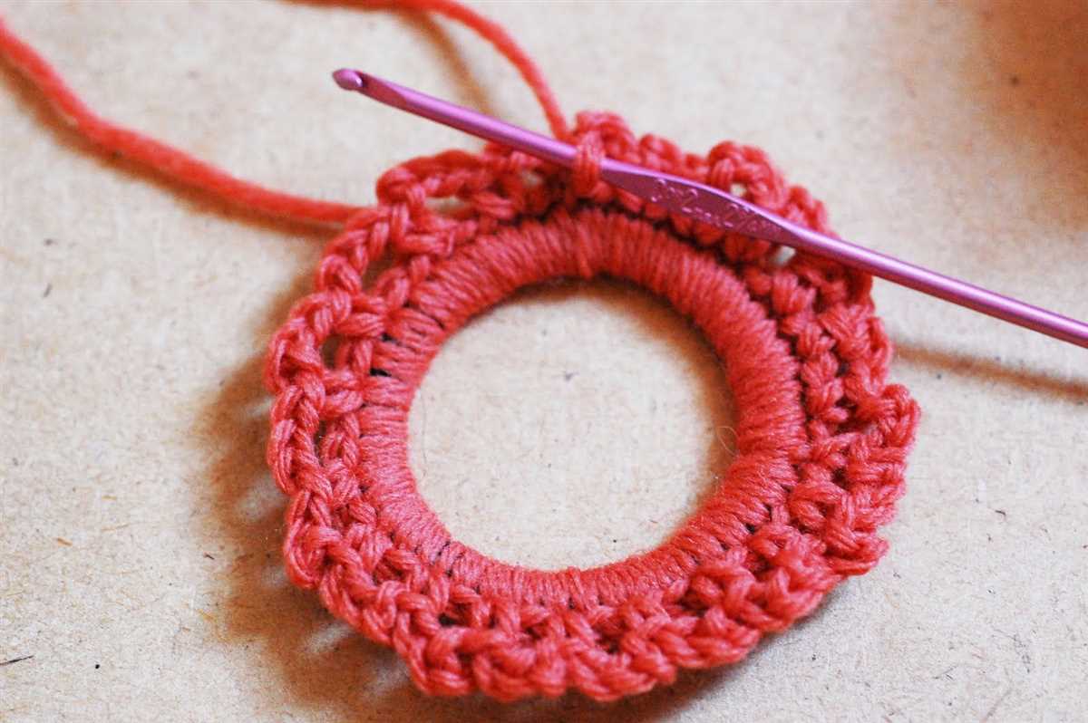 Hair scrunchie knitting pattern