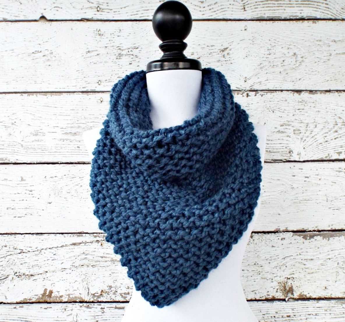 Quick scarf knitting pattern