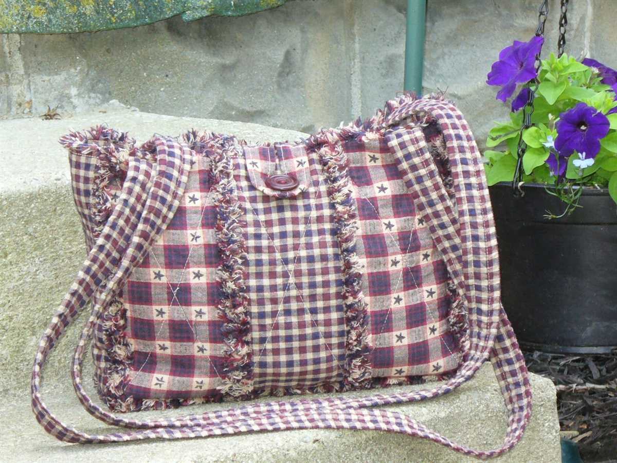 Quilted knitting bag pattern