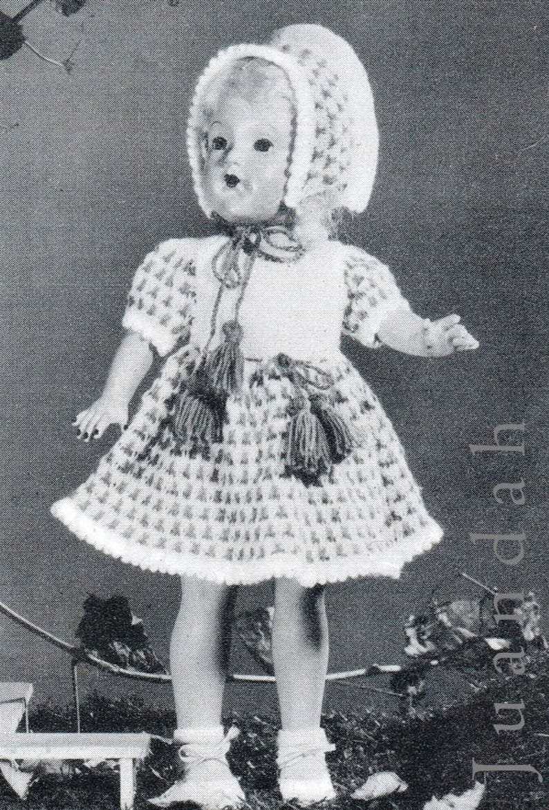 Free vintage doll knitting patterns