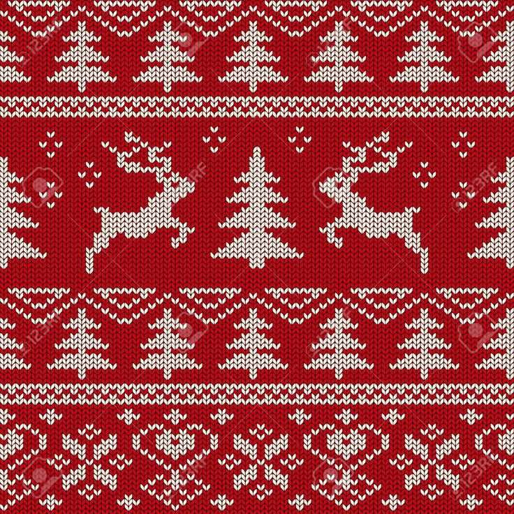 Christmas knit sweater patterns