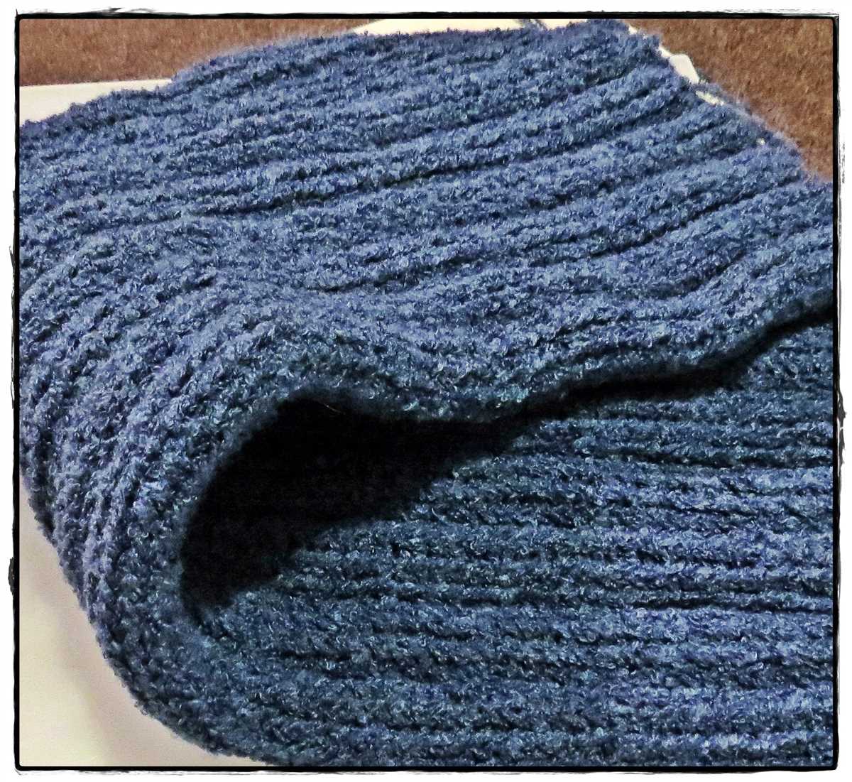 Knit tube scarf pattern