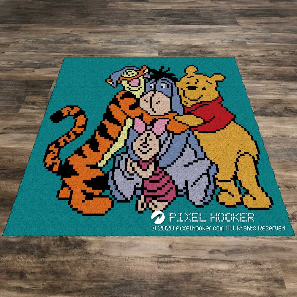 Winnie the pooh blanket knitting patterns free