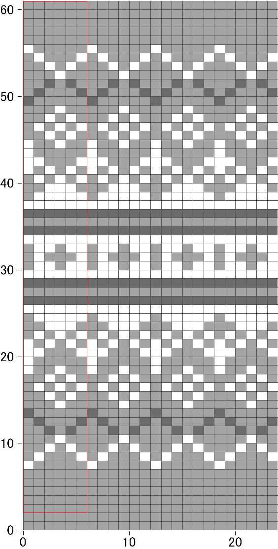 Random knitting pattern generator