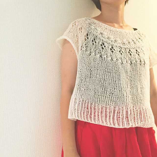Ranunculus sweater knitting pattern