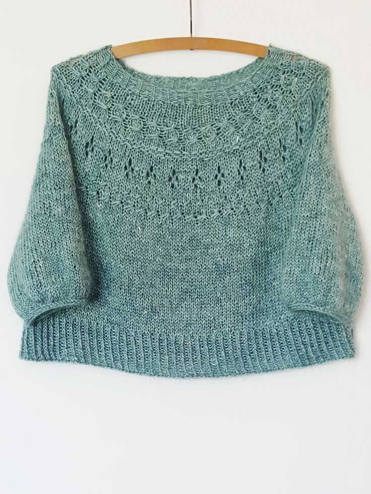 Ranunculus sweater knitting pattern