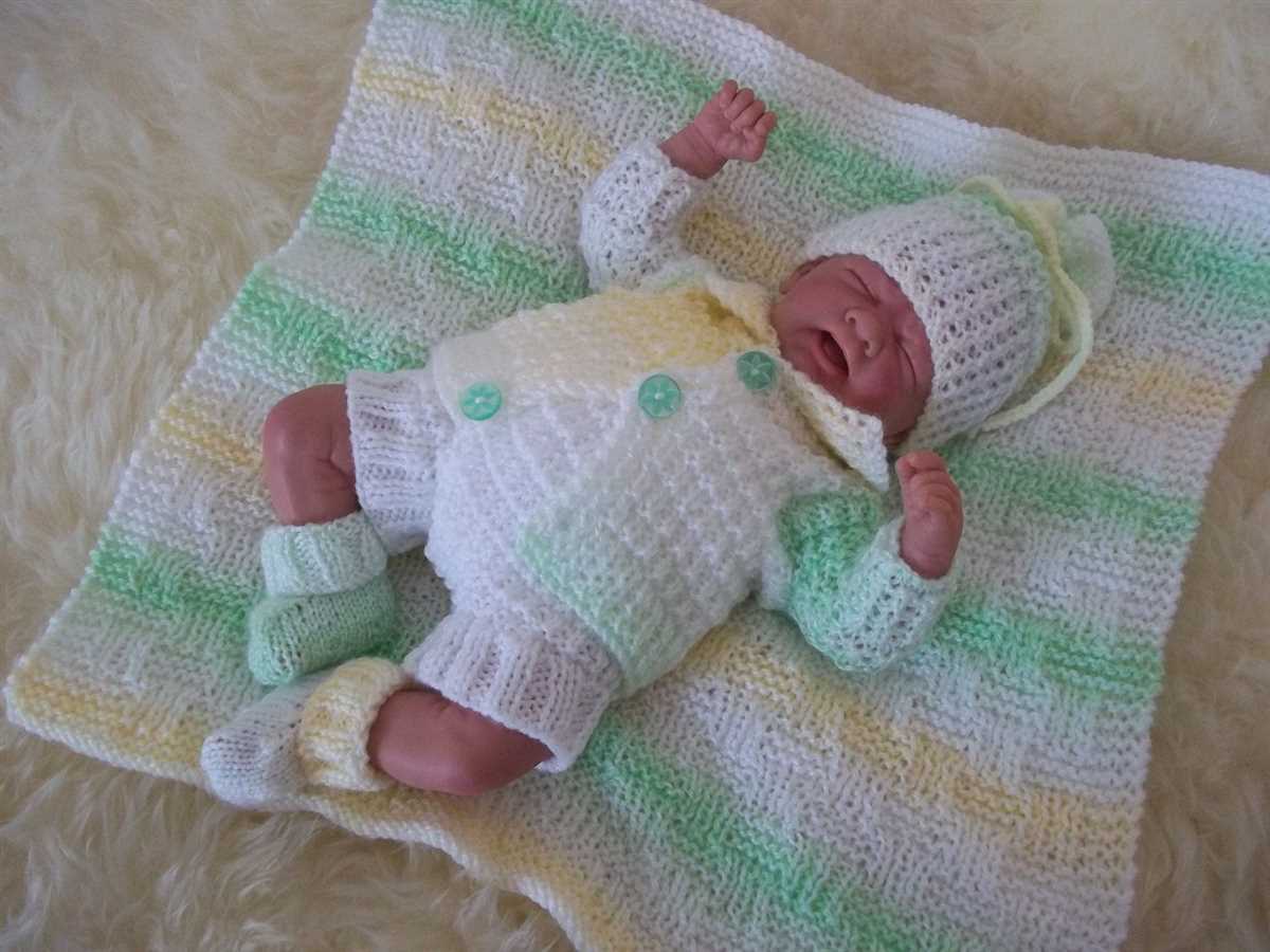 Easy knit doll blanket pattern