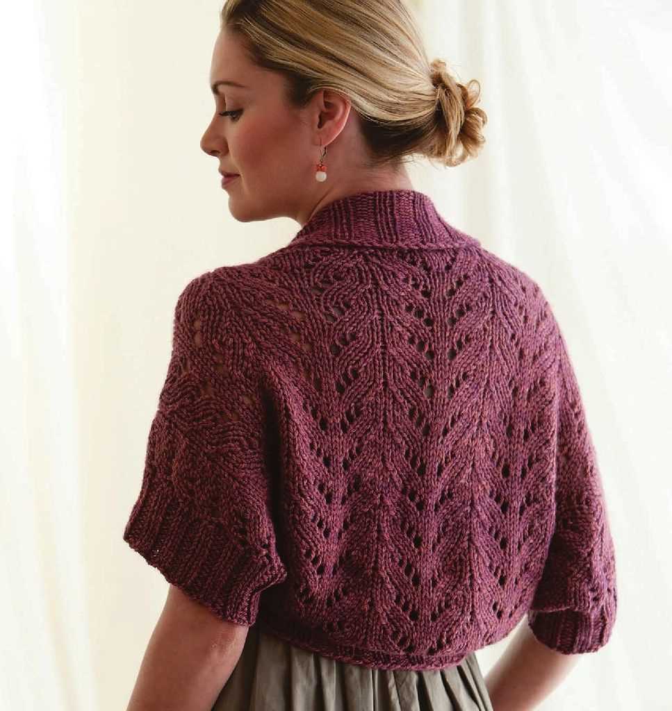 Rectangle shrug knitting pattern