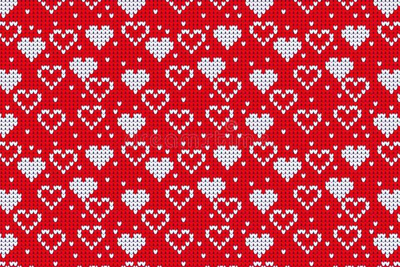 Red heart knit patterns