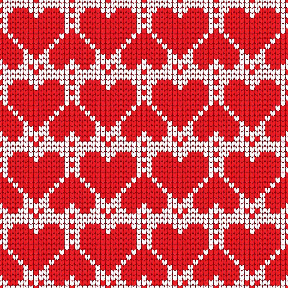 Red heart knit patterns