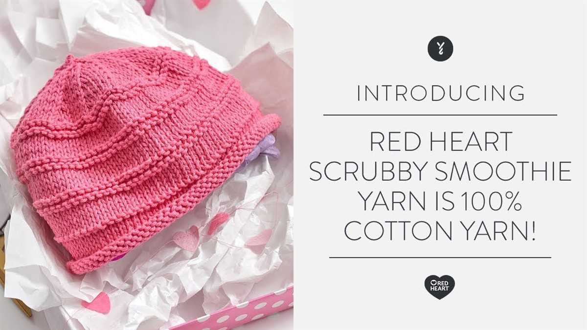 Red heart scrubby yarn knit patterns